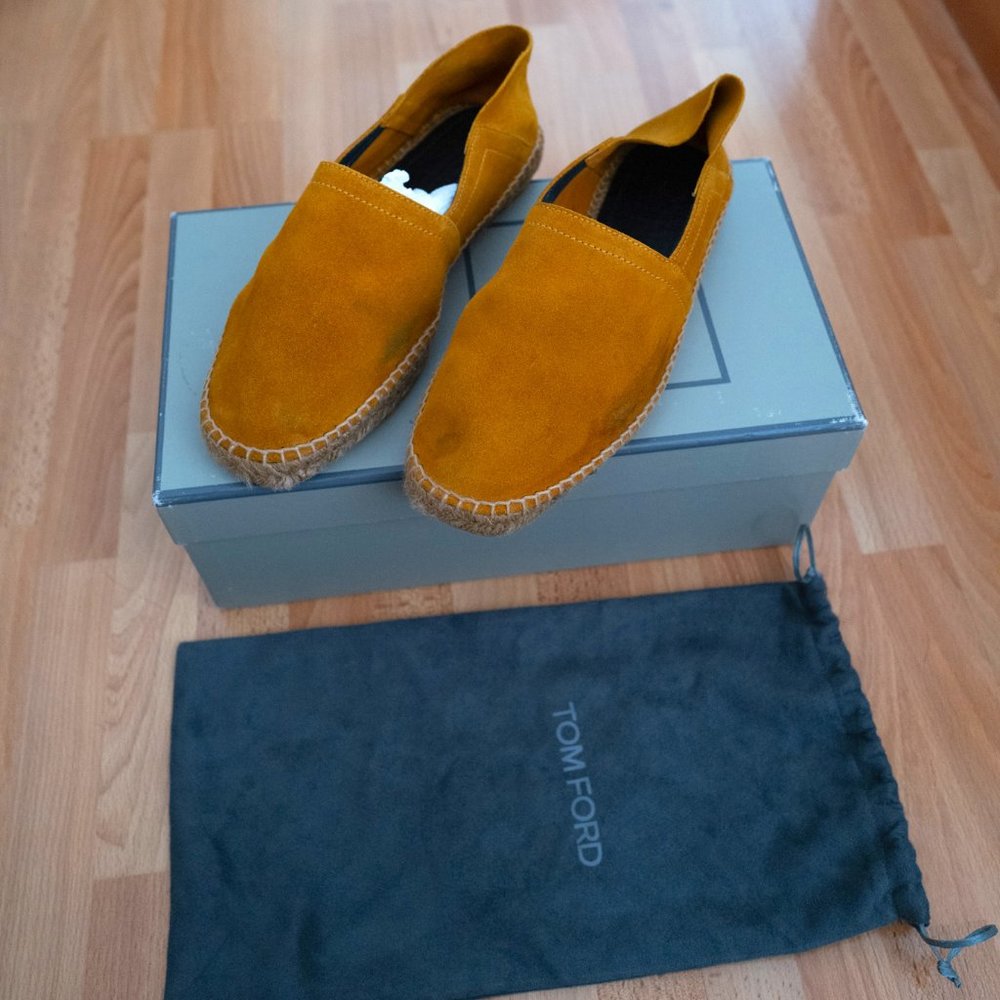 Tom Ford Barnes Suede Espadrilles